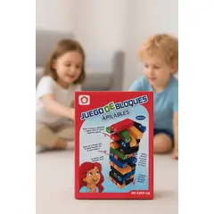 GENERICO - Mini Juego de Bloques Apilables Divertido y Educativo para Niños y Adultos