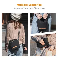 K&F CONCEPT - Bolso morral negro para cámara -