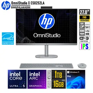 HP - All In One OmniStudio X CS0252LA Intel Core Ultra 5-125H RAM 16GB SSD 1TB 27 FHD IPS