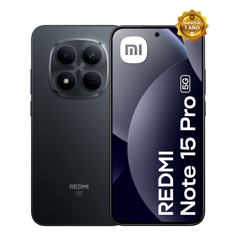 REDMI NOTE 15 PRO 5G 8GBRAM 512GB NUEVO - NEGRO