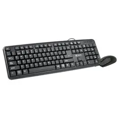 TEROS - Kit Teclado y Mouse TE4062N USB acabado elegante Español Óptico