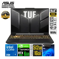 ASUS - Laptop TUF GAMING F16 FX607VJ-RL016 I5-210H RAM 16GB SSD 512GB 16" WUXGA RTX 3050 6GB