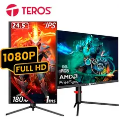 TEROS - Monitor Plano Gaming TE-2474G 25 FHD IPS 180Hz 1ms HDMI DP