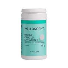 ORIFLAME - Calcio Marino & Vitamina D 30 Tabletas Wellosophy