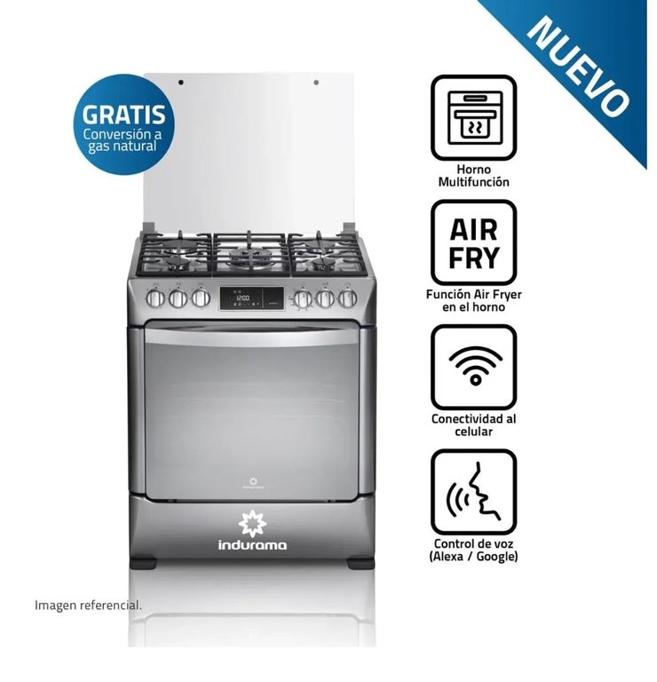 Cocina Smart CPI-3595C 30 Pulgadas 5 Hornillas Croma