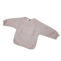 GENERICO - Babero impermeable manga larga Talla M - Rosa