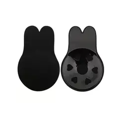 GENERICO - Cubre pezones adhesivos reutilizables Beige y Negro LXL