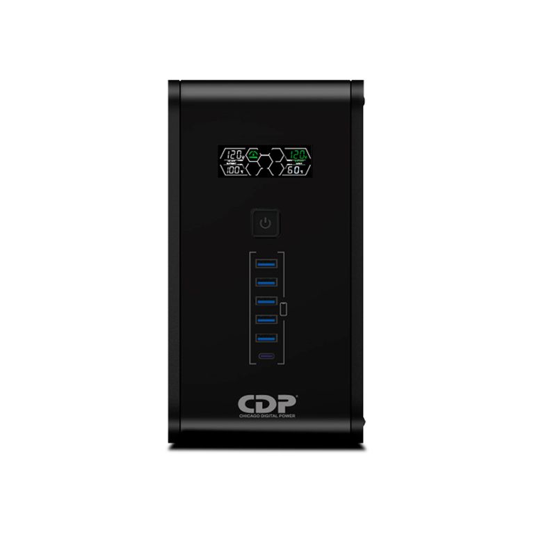 Ups 1000Va R-Smart1010I Con 4 Puertos Usb - Energía Confiable Para Tus Dispositivos