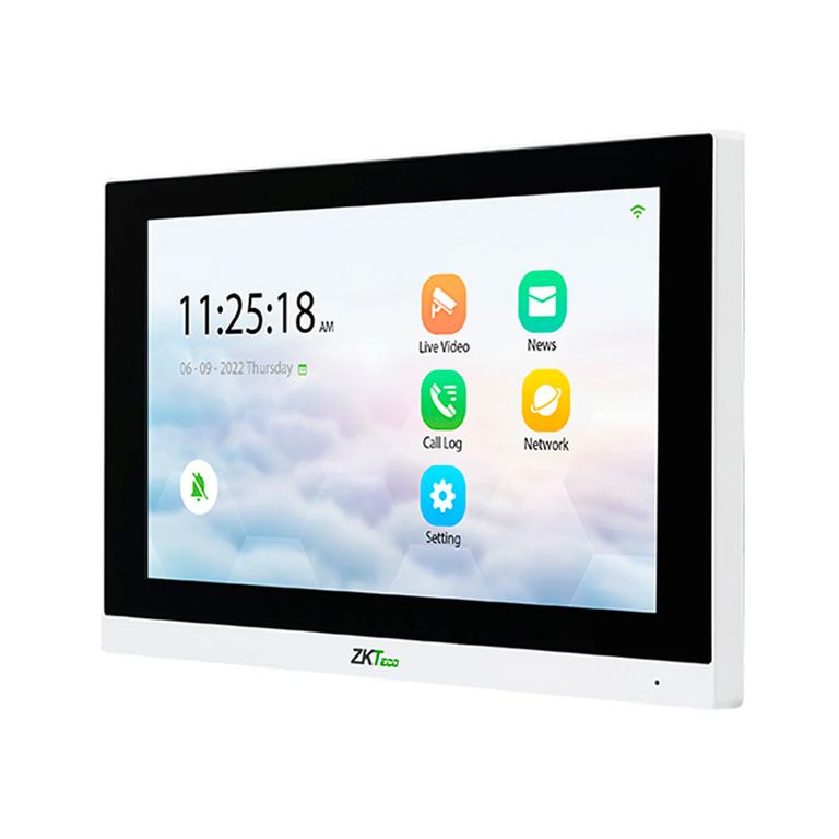 Monitor Zkteco 7'' Lcd Hd - Pantalla Compacta Ideal Para Seguridad Y Vigilancia