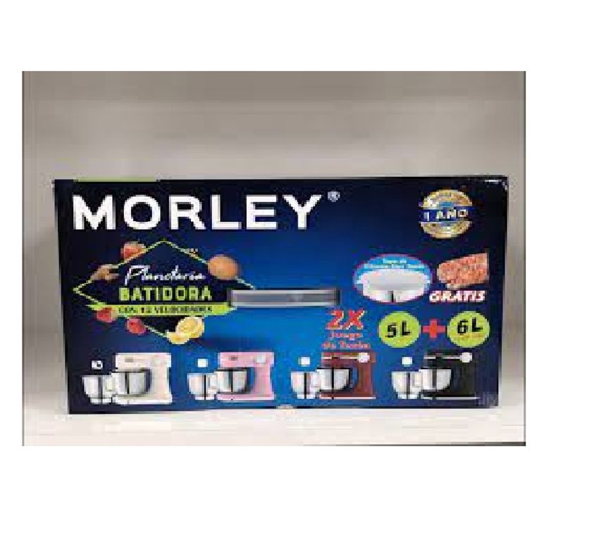 Batidora Profesional Planetaria 6.L Negro 2500 Watts