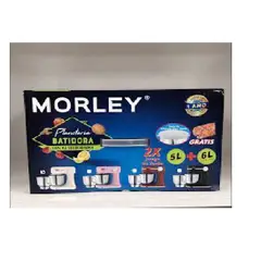 MORLEY - Batidora Profesional Planetaria 6.L Negro 2500 Watts