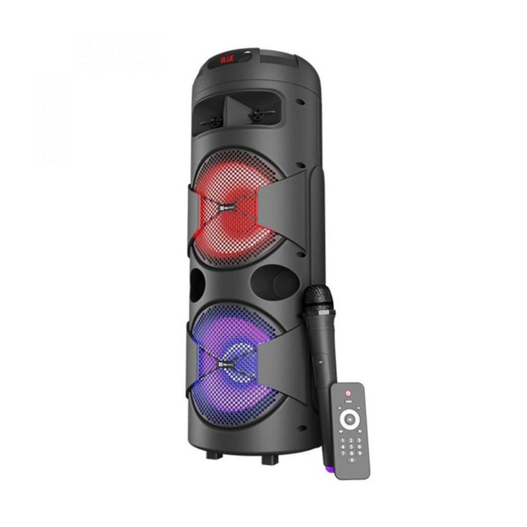 Parlante Bluetooth Kls-601 Magblaster 2000W Con Micrófono, Radio Fm Y Usb/Sd