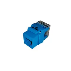 NEWLINK - Keystone Jack Cat6A Azul - Alta Velocidad Conectividad Mejor