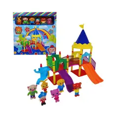 GENERICO - Juego Didáctico Parque Plim Plim con Tobogán y Personajes