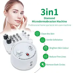 GENERICO - PUNTA DE DIAMANTE MICRODERMABRASION FACIAL PROFESIONAL 3 en 1