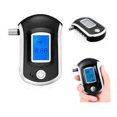 GENERICO - Alcoholimetro Digital Con Pantalla Lcd Con 5 Boquillas