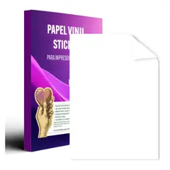 GENERICO - Vinil Adhesivo Sticker Imprimible Blanco Mate A4 X20H