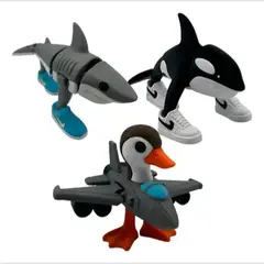 GENERICO - Brainrot Series Pack 3 Figuras – Tralalero, Bombombini y Orcalero