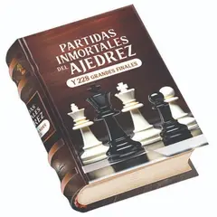GENERICO - MINI LIBRO PARTIDAS INMORTALES DEL AJEDREZ Y 228 GRANDES FINALES MINIBOOKS