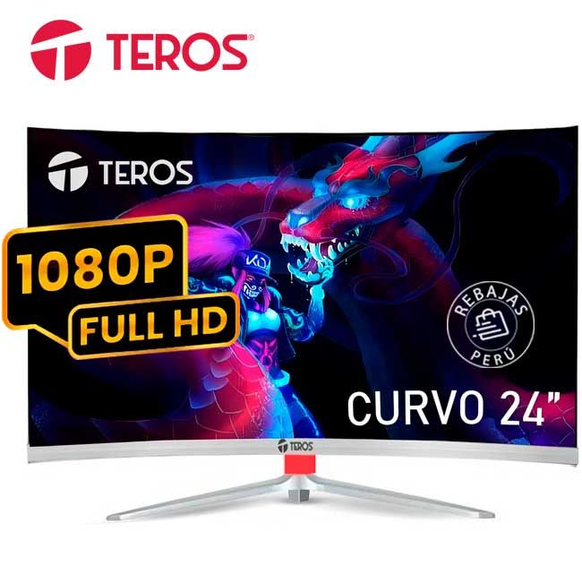 Monitor Curvo TE-2401S 24 FHD VA 100Hz FreeSync HDMI VGA