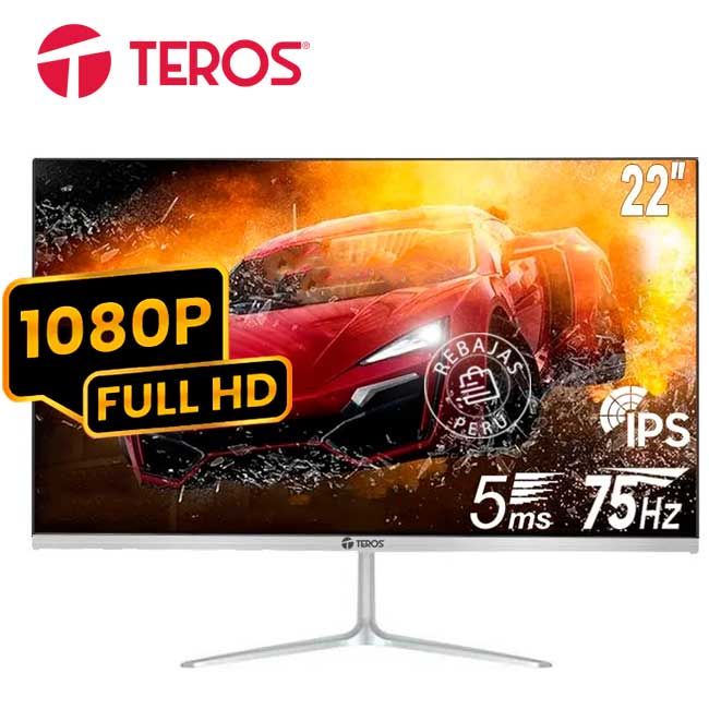 Monitor TE-2150N 2145 IPS Full HD 75Hz HDMI VGA Adaptador Base