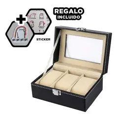 RYBIU IMPORT - Organizador Resistente de Cuero Negro Y+Regalo Stickers