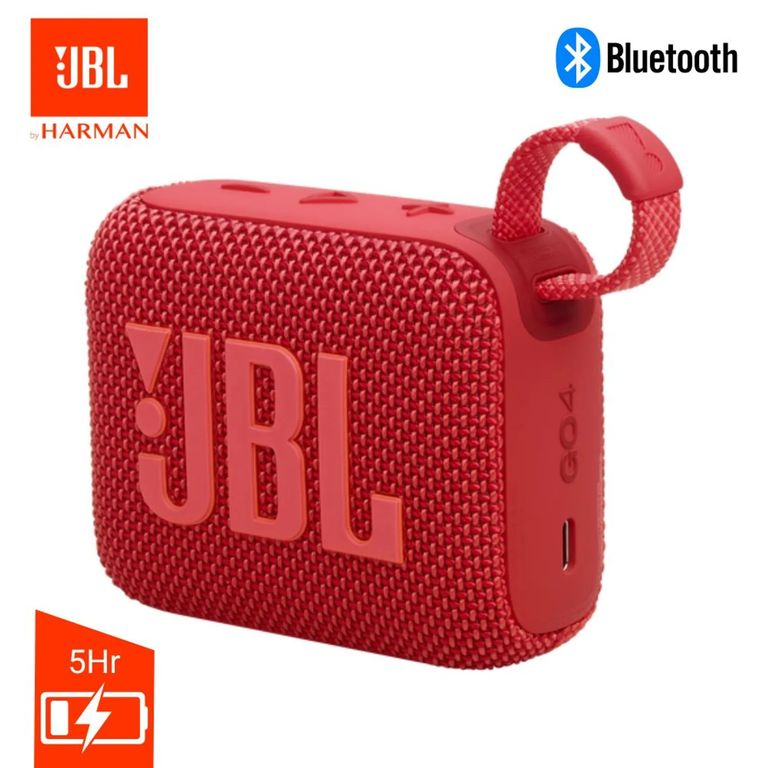 PARLANTE BLUETOOTH ESTEREO GO4 - ROJO