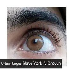 URBAN LAYER - Lentes de contacto UL New York N Brown