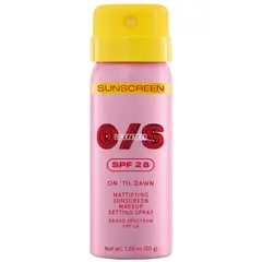 ONE SIZE BEAUTY - Mini Spray Fijador Matificante con FPS 28 ONESIZE