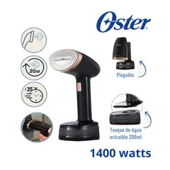 OSTER - Vaporizador de mano plegable negro y cobre GCSTFS-300-053