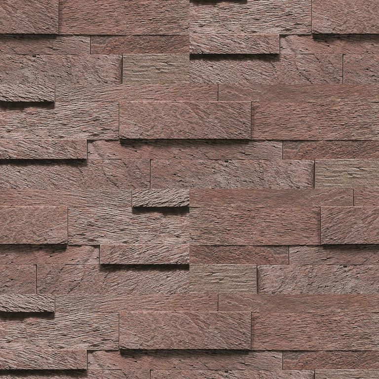 BALDOSAS DE PIEDRA 3D AUTOADHESIVAS 59X15 CM AUBURN