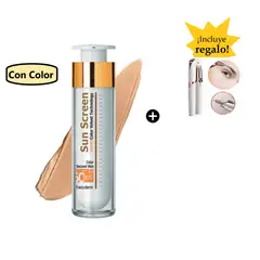 FREZYDERM - Sunscreen Color Face 50Ml+ Depilador de Ceja