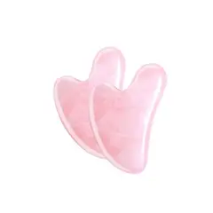 RYBIU IMPORT - Pack2 Gua Sha Revitalizante en Rosado Y+Papel de Regalo