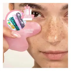 RYBIU IMPORT - Pack12 Gua Sha Revitalizante en Rosado Y+Papel de Regalo
