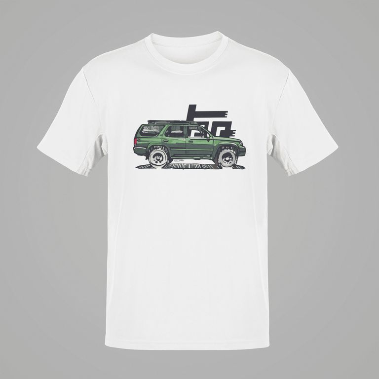 Polo 4Runner Camioneta Camiseta Hombre Toyota Algodon