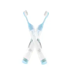 RYBIU IMPORT - Cepillo y Dispensador de Pasta Dental Moderno Azul