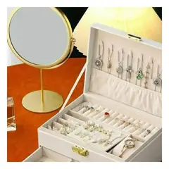 RYBIU IMPORT - Pack6 Organizador de Collares para Damas en Color Blanco