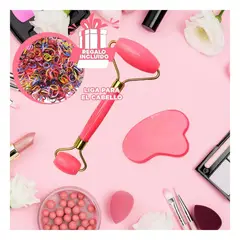RYBIU IMPORT - Rodillo muy Hermoso y Comodo Rosado Y+Ligas de Regalo