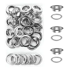 GENERICO - Ojales Metal para Cortina, Ojalillo Nro 600 40mm - 200 Unid