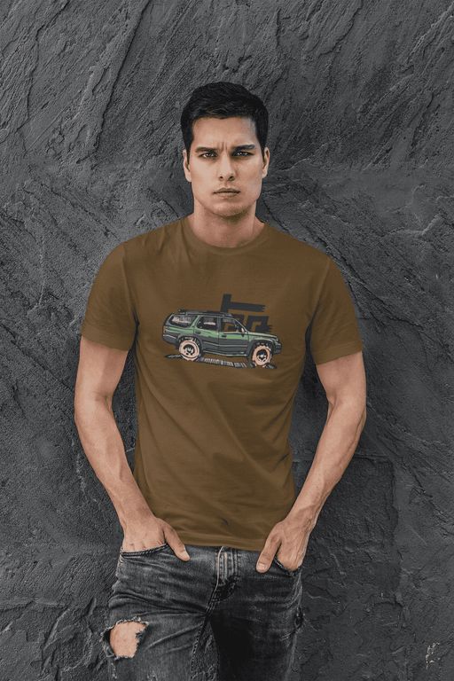 Polo Toyot Hombre 4Runner de Camioneta Camiseta Algodon