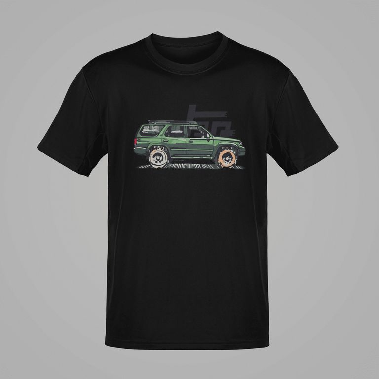 Polo Toyot 4Runner de Camioneta Camiseta Hombre Algodon