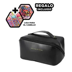RYBIU IMPORT - Bolso Dinamico para Maquillaje Negro Y+Ligas de Regalo