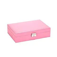 RYBIU IMPORT - Joyero Organizador para Anillos y Aretes de Color Rosado