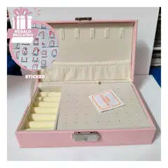 RYBIU IMPORT - Pack12 Caja Util para Anillos en Rosado Y+Regalo Stickers