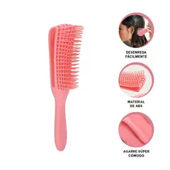 RYBIU IMPORT - Pack2 Peine para Peluquerias en Rosado Y+Regalo Stickers