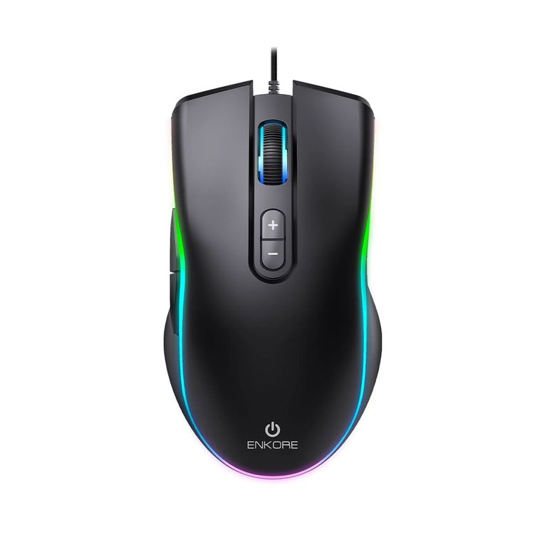 Mouse Gamer Alámbrico Rainbow 7B 7200DPI Kingdom EKM 308