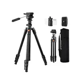 K&F CONCEPT - Trípode para cámara y celular KF09115V1