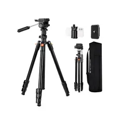 K&F CONCEPT - Trípode para cámara y celular KF09115V1
