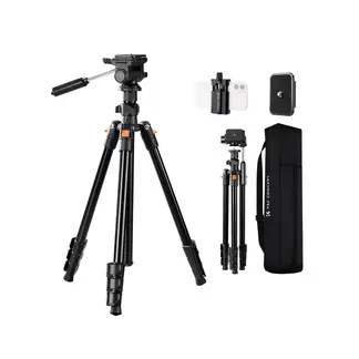 K&F CONCEPT - Trípode para cámara y celular KF09115V1