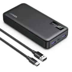 UGREEN - Power Bank 20000mAh Carga Rapida Portatil 20W PB312 Negro